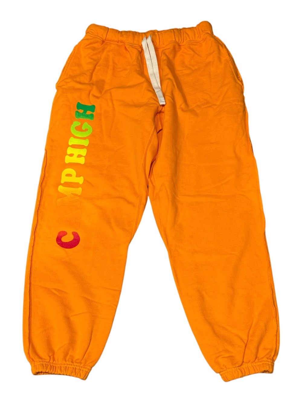 Camp High Collective Orange Sweatpants Men’s Sz XL
